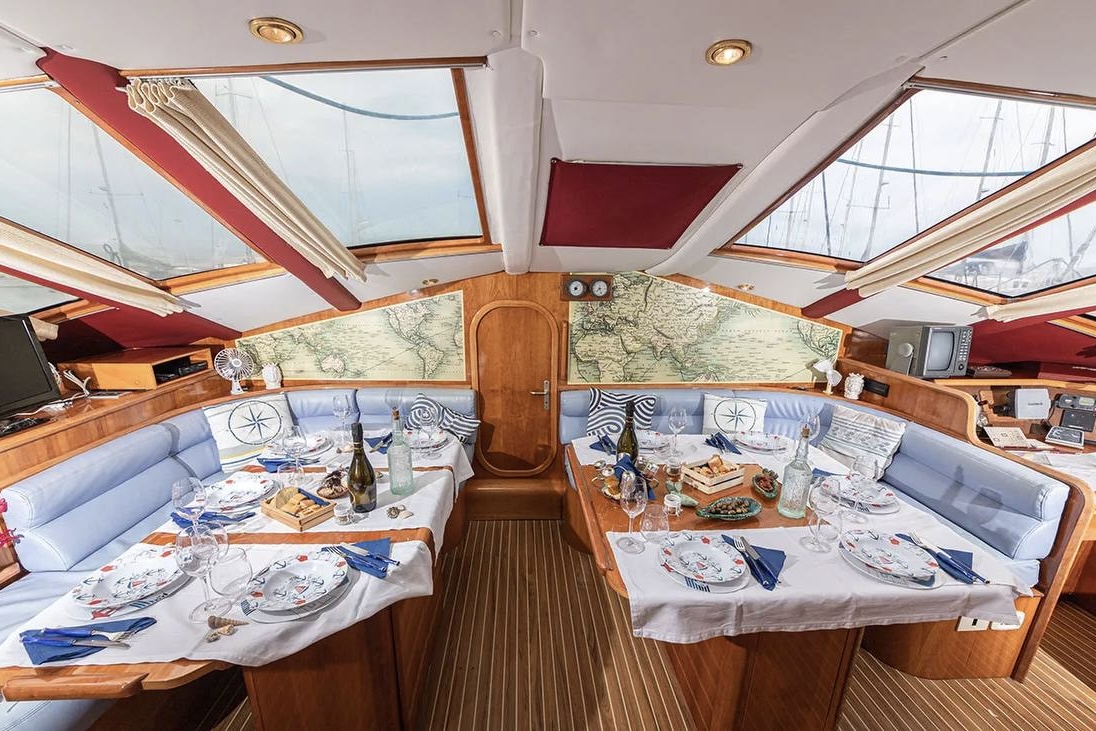 Lunch on catamaran PRIVILEGE 51